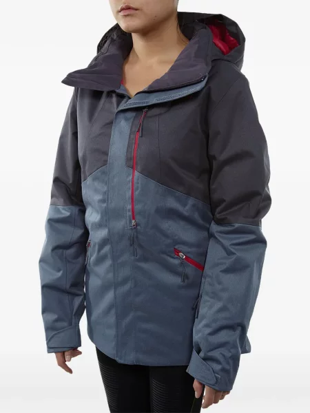 Geacă The North Face cu glugă gri