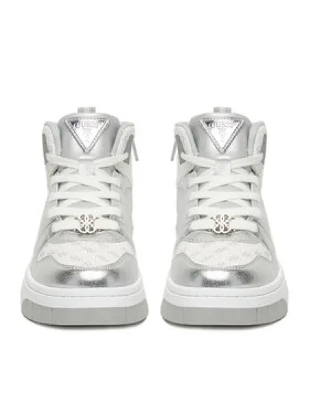 Sneakersy Guess strieborná