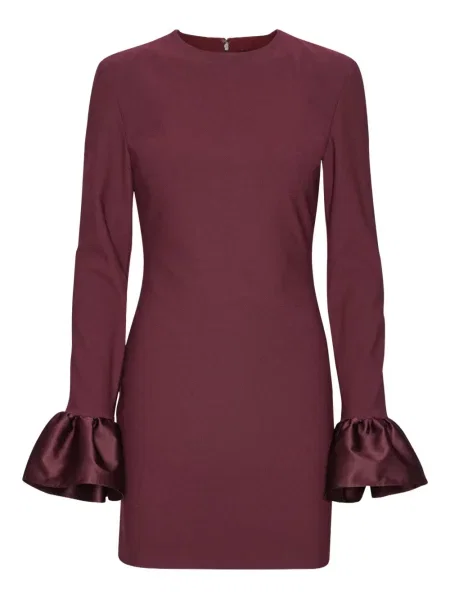 Rochie mini Rotate Birger Christensen cu volane de costum roșu