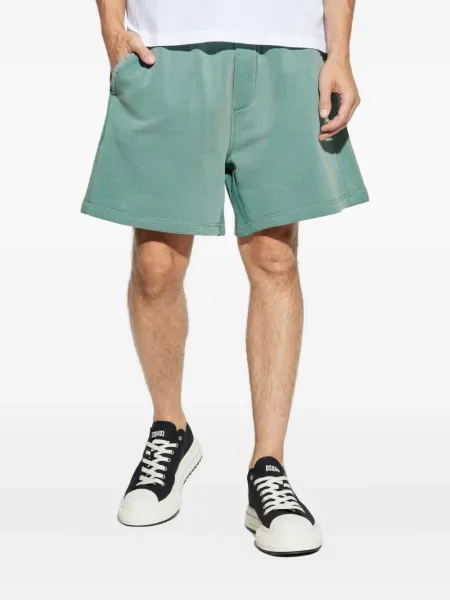 Pantaloni scurți Dsquared2 cu broderie verde