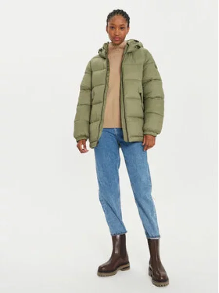 Napapijri Vatovaná bunda A-Box Logo zelená