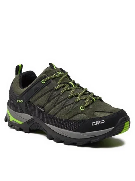 Pánske trekové topánky CMP Rigel Low Wp jungle/yellow fluo zelená