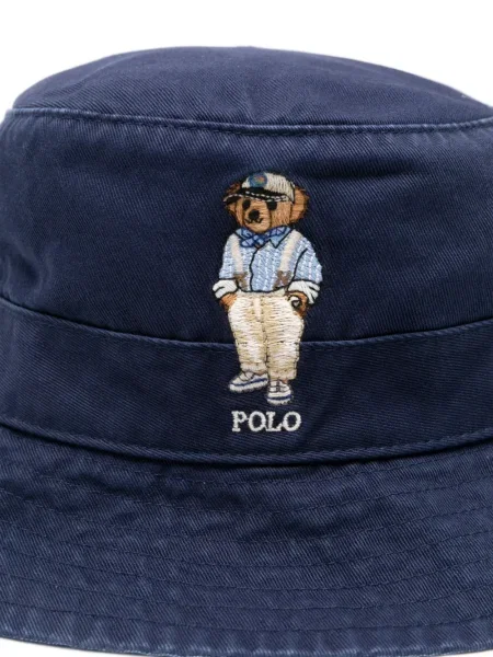 Siuvinėtas iš natūralios odos marškinėliai Polo Ralph Lauren apkarpytas žalia