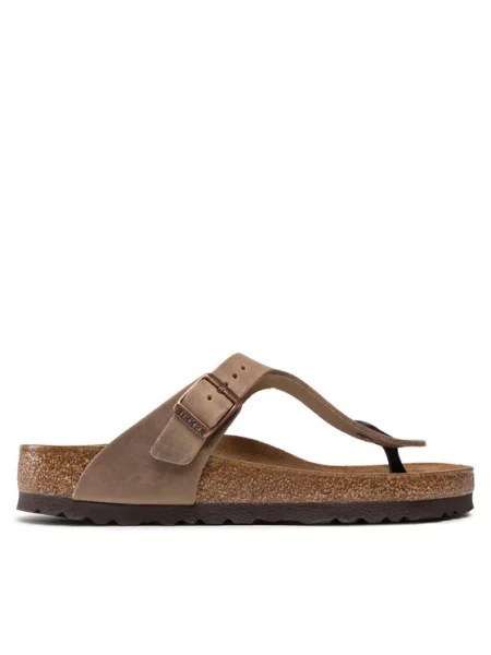 Birkenstock Šlepetės per pirštą Gizeh Bs ruda