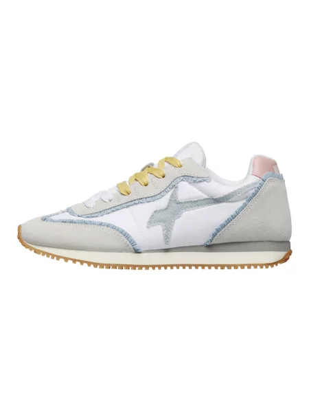 Sneakersy W6yz zamszowe białe