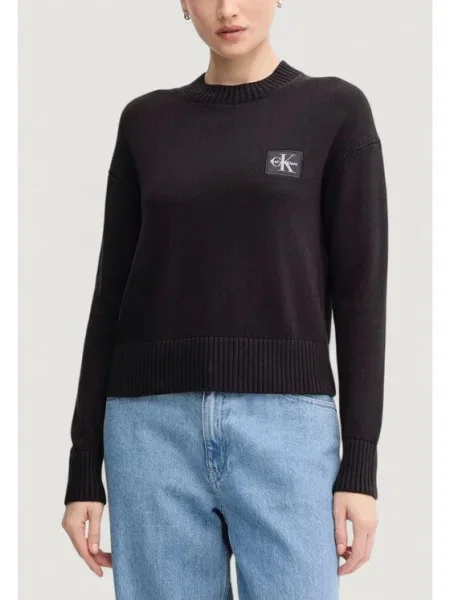 Пуловер Calvin Klein Jeans черно