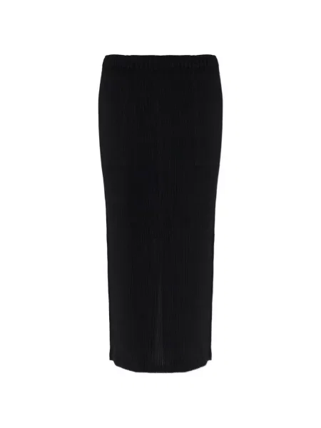 Fusta plisata Issey Miyake plisată lungă negru