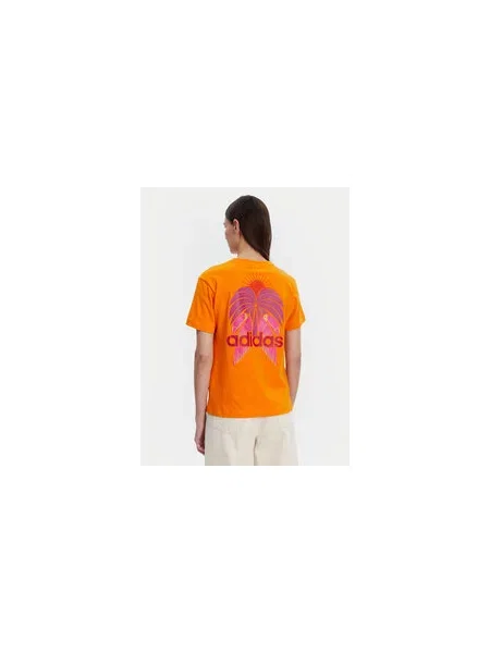 Adidas Marškinėliai FARM Graphic Regular Fit oranžinė