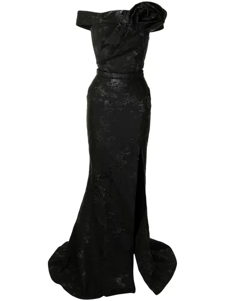 Rochie maxi Saiid Kobeisy negru