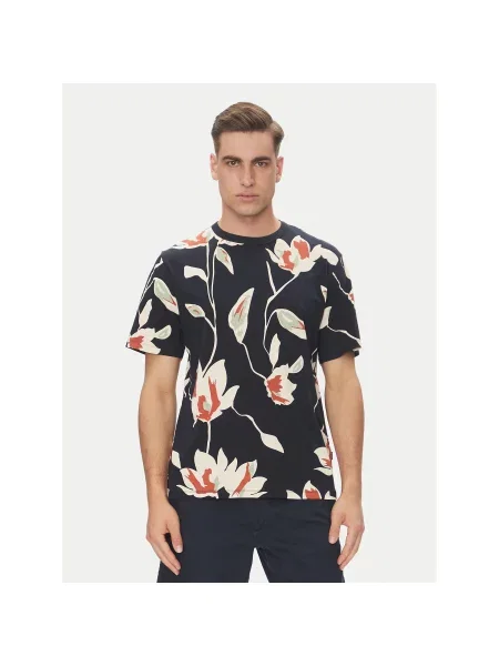 Jack&Jones Marškinėliai Palermo Tamsiai mėlyna