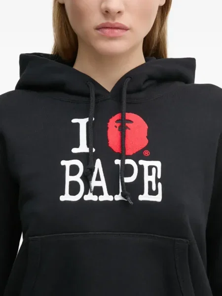 Hanorac cu glugă A Bathing Ape® negru