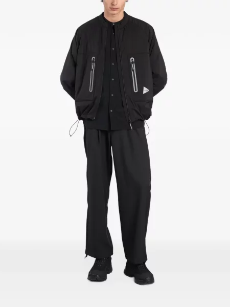 Cămașă And Wander din fleece negru