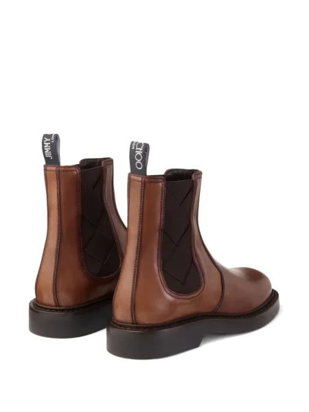 Botine chelsea Jimmy Choo din piele maro