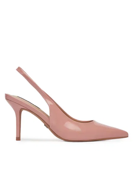 Sandały Nine West na szpilce różowe