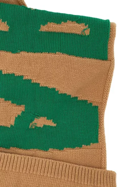 Fular Marni cu broderie tricotate