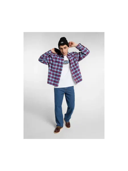 Decupat cămașă Dickies de flanelă violet