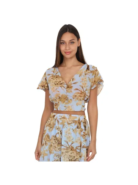 Top La Modeuse plava