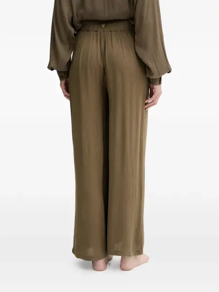 Pantaloni palazzo Guess verde