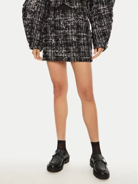 Спідниця Rotate Boucle Mini mini олівець чорний