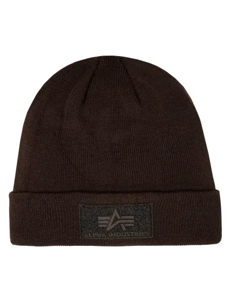 Căciulă Alpha Industries cu velcro maro