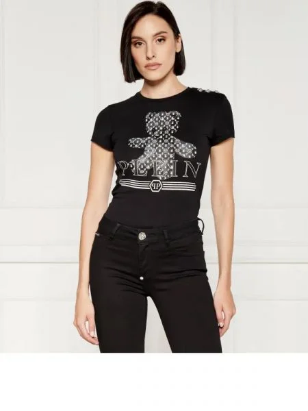 Philipp Plein Tricou SEXY PURE negru