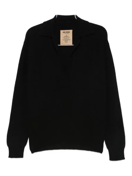 Polo Uma Wang tricotate negru