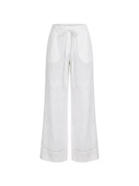 Pantaloni Nicholas alb