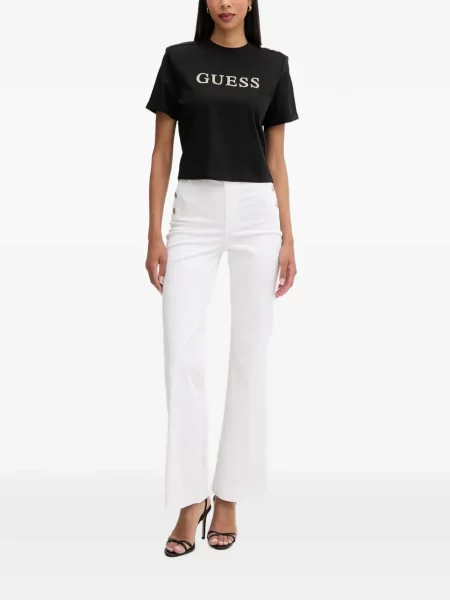 Pantaloni chino Guess alb