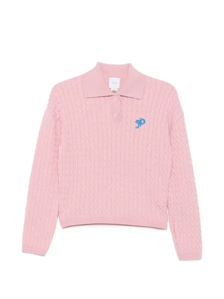 Gulerat tricou polo Patou roz