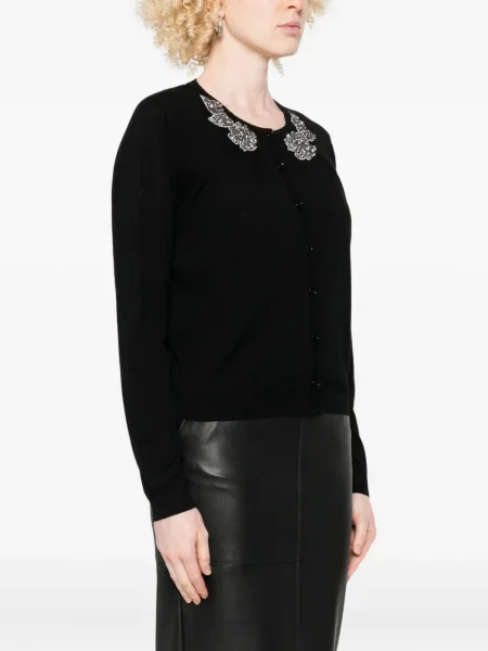 Cardigan Liviana Conti de lână negru