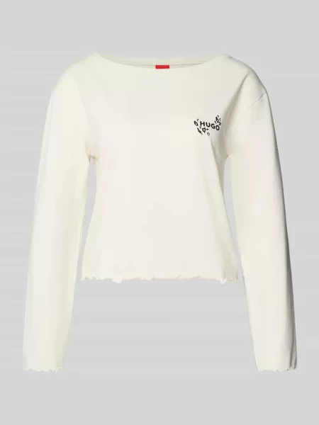 Hugo Koszulka Od Piżamy Casual beige beżowa