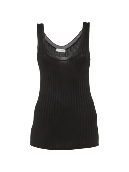 Top Sandro tricotate negru