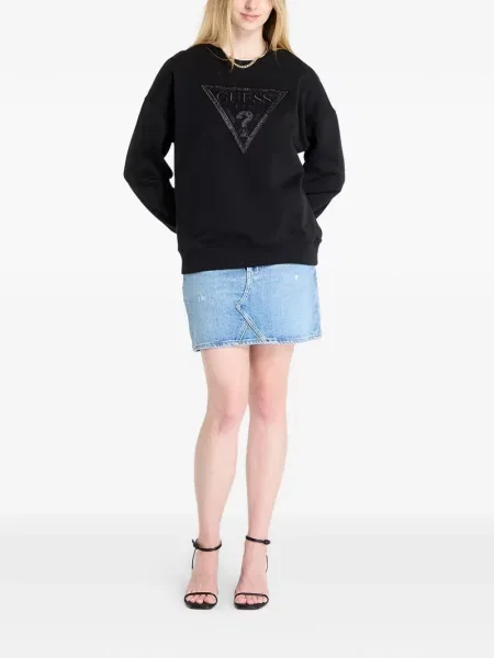 Hanorac Guess cu autograf negru