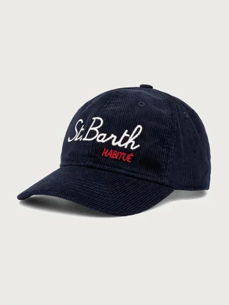 Saint Barth șapcă de baseball pentru femei din catifea reiată