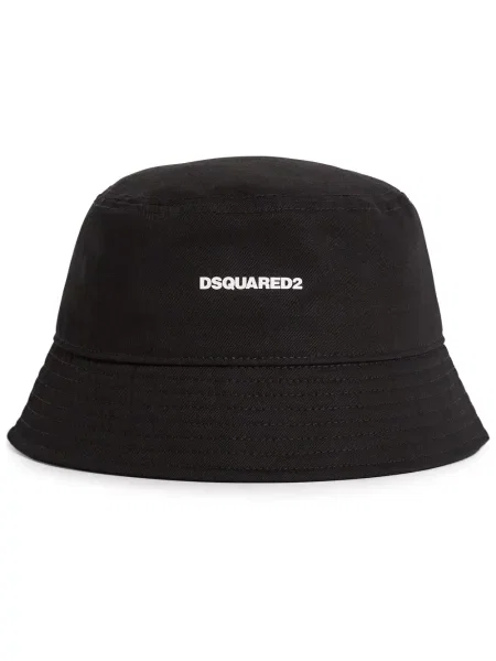 Pălărie Dsquared2 cu imagine negru