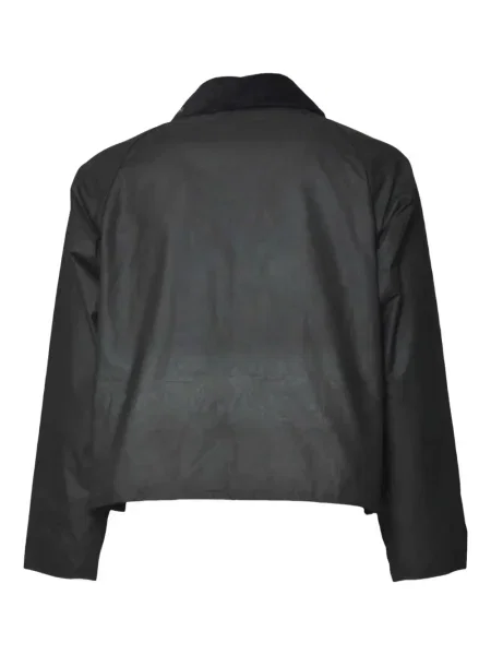 Gulerat geacă Barbour de catifea cord negru