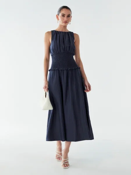 BWLDR Rochie Ellah bleumarin