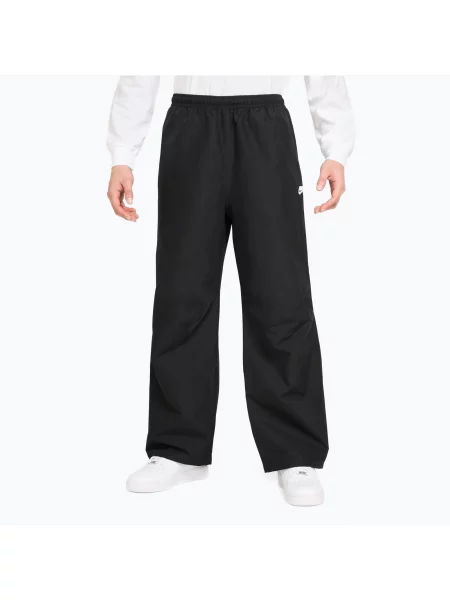 Pantaloni pentru bărbați Nike Windrunner black/white alb