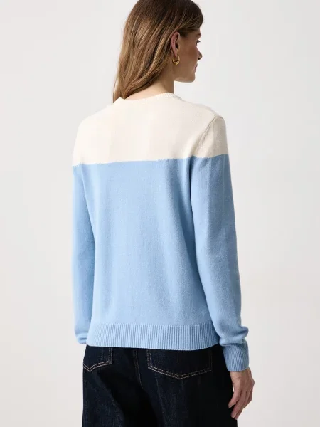 Saint Barth sweter z wełną niebieski