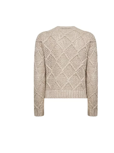 Sweter Max Mara wełniany beżowy