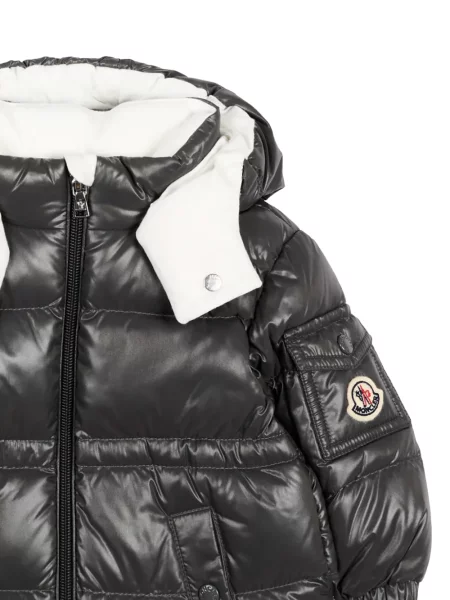 Kurtka puchowa dziecięca Moncler Enfant szara