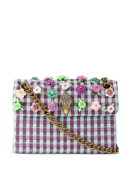 Geantă Kurt Geiger London cu model floral violet