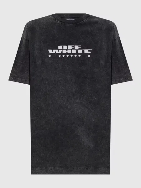 Футболка Xerox Star з ефектом потертості Off-white сіра