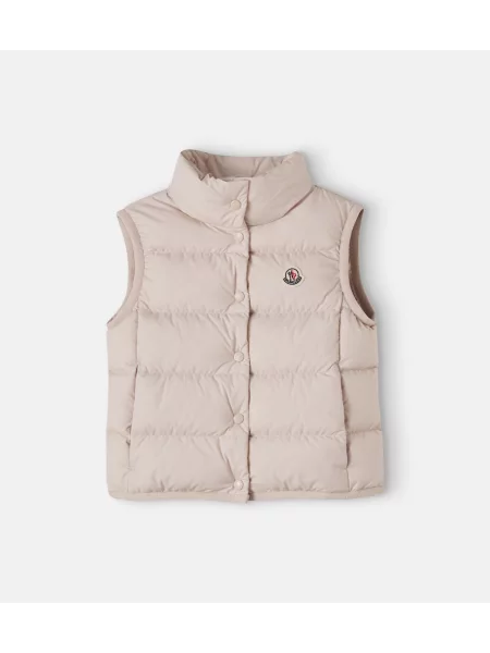 Pūkinė liemenė Moncler Enfant rožinė