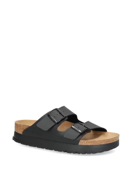 Klapki Birkenstock na platformie czarne