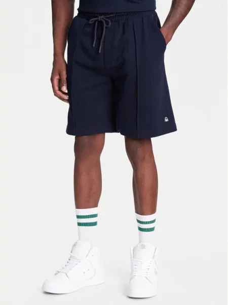 United Colors Of Benetton Sportovní kraťasy Tmavomodrá