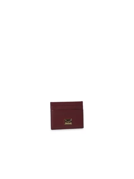 Portfel Dolce And Gabbana skórzany czerwony