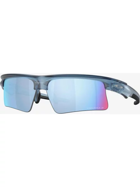 Okulary Oakley Bisphaera Speed Transparent Abyss z soczewkami Prizm Deep Water Polarized niebieskie