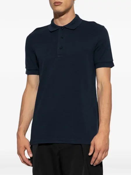Scurt tricou polo Tom Ford albastru