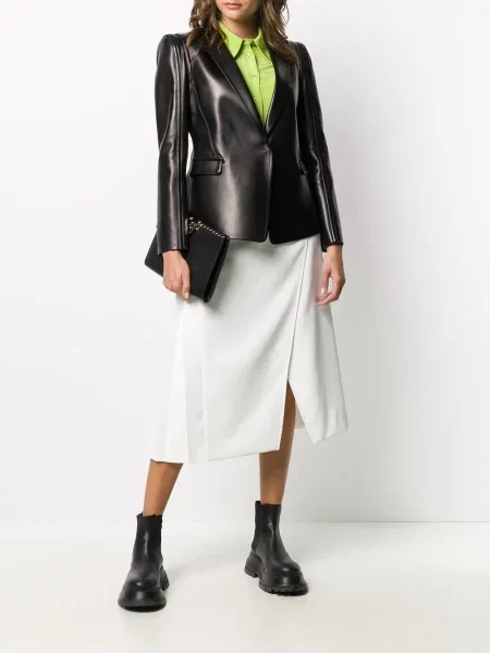 Sacou Valentino Garavani din piele negru